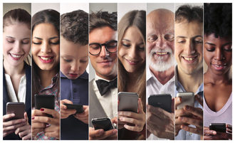 Statistiche impressionanti sul nostro uso dei telefoni cellulari