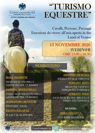 "Turismo Equestre": on line i materiali del webinar del 13.11.2020