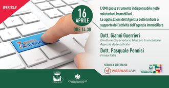 Webinar gratuito FIMAA Confcommercio “Omi e valutazioni immobiliari” - 16.04.2021, ore 14:30